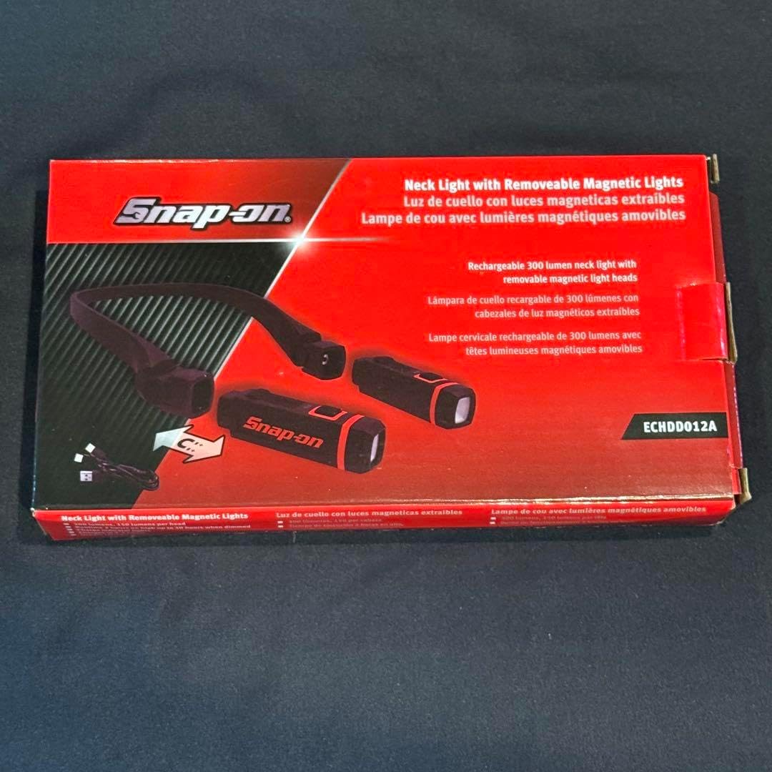 未使用　スナップオン Snap-on オレンジ　ネックライト ECHDD012A Amazon.co.jp: スナップオン マグネット 着脱式 ネックライト